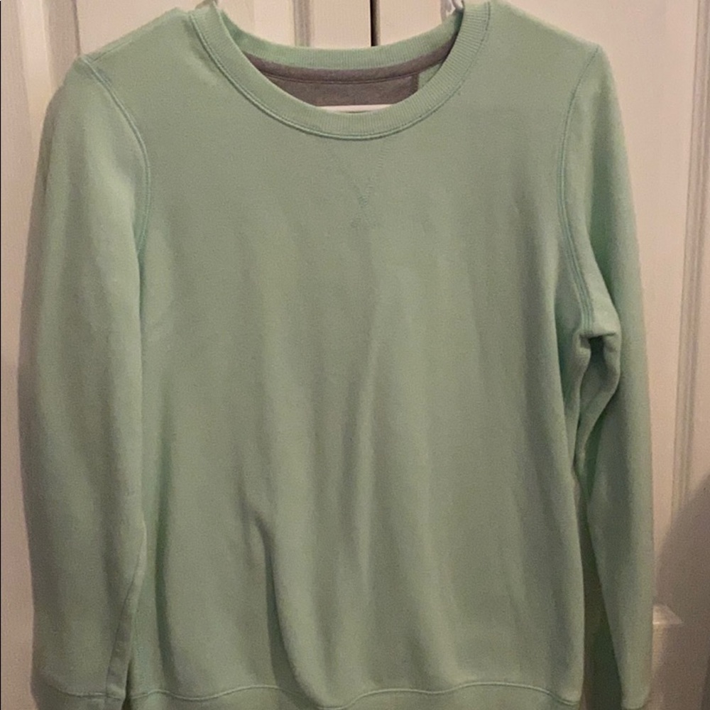 Mint green crew neck